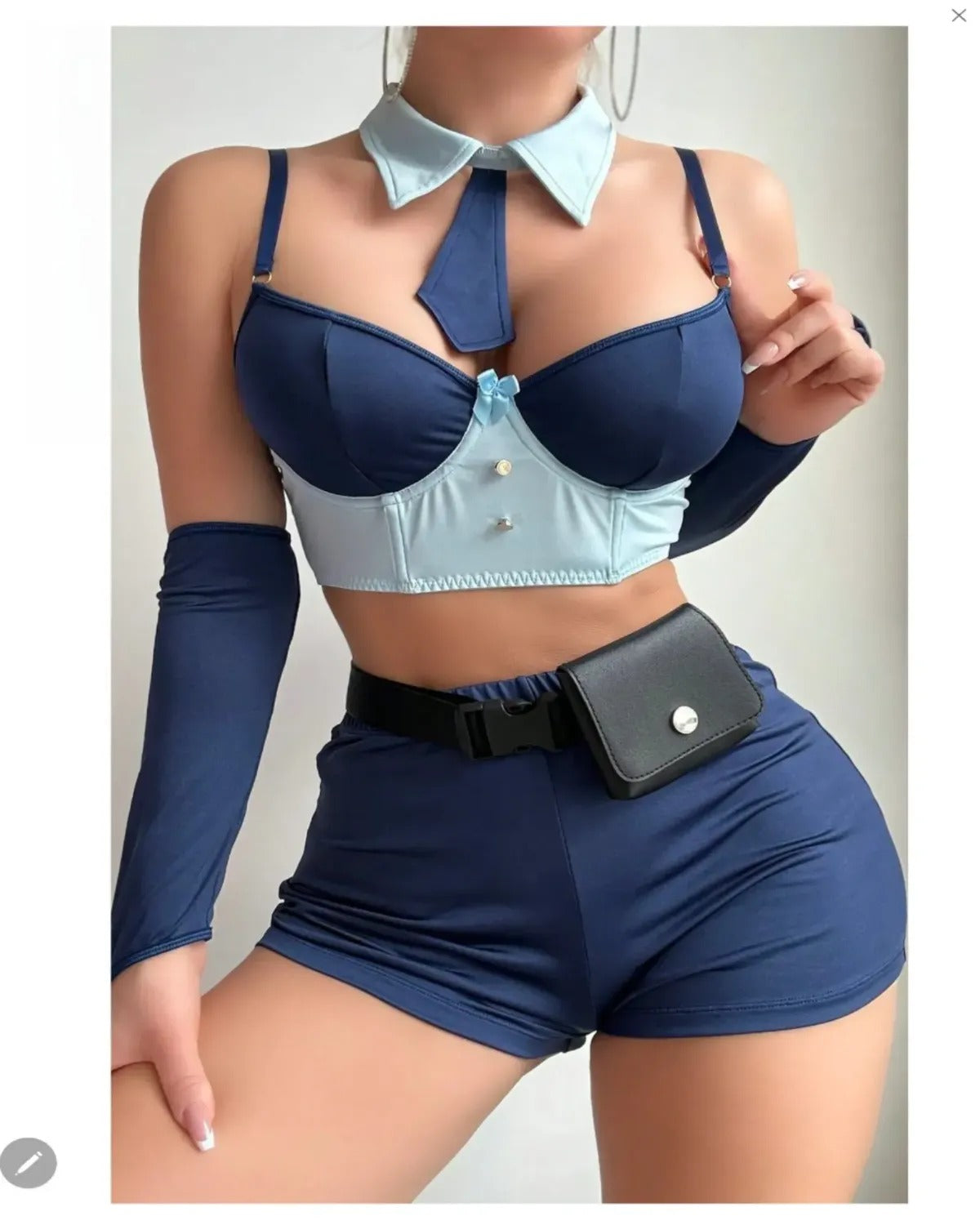 Midnight Officer Roleplay Costume Set π