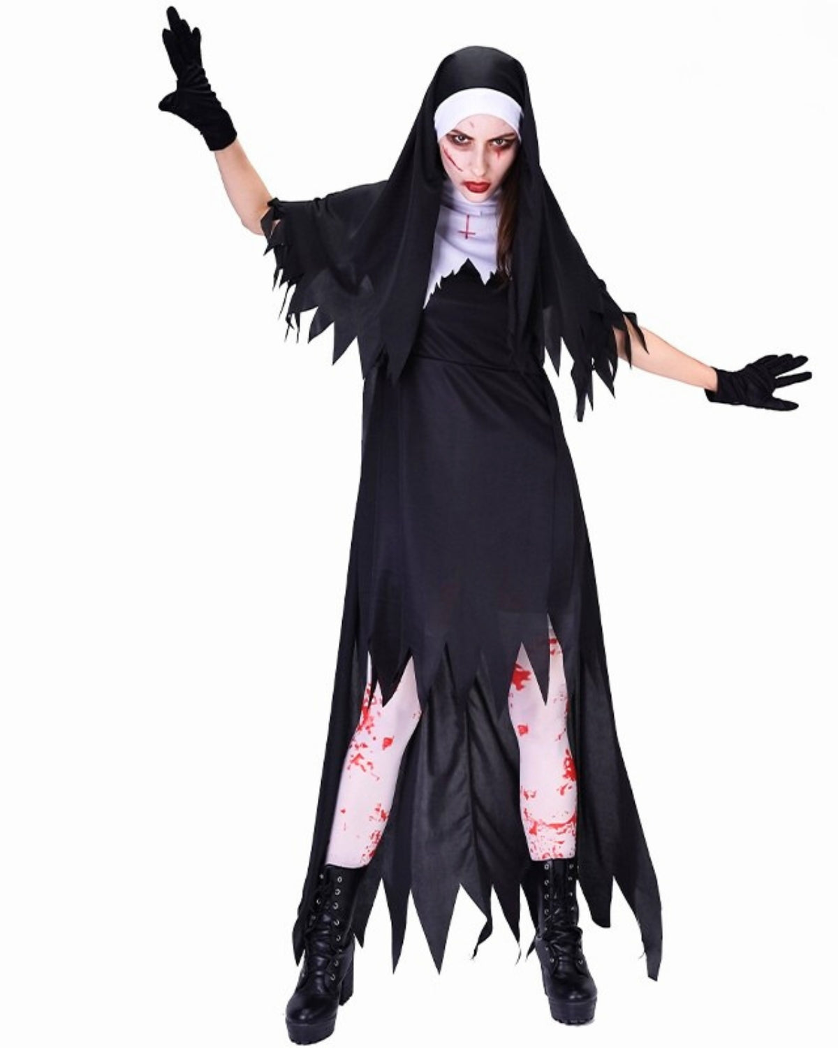 Haunted Nun Costume Set 🖤⛓️