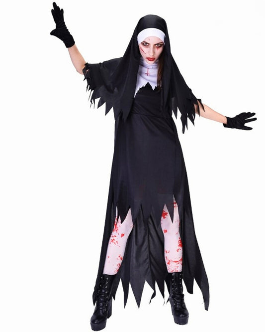Haunted Nun Costume Set 🖤⛓️