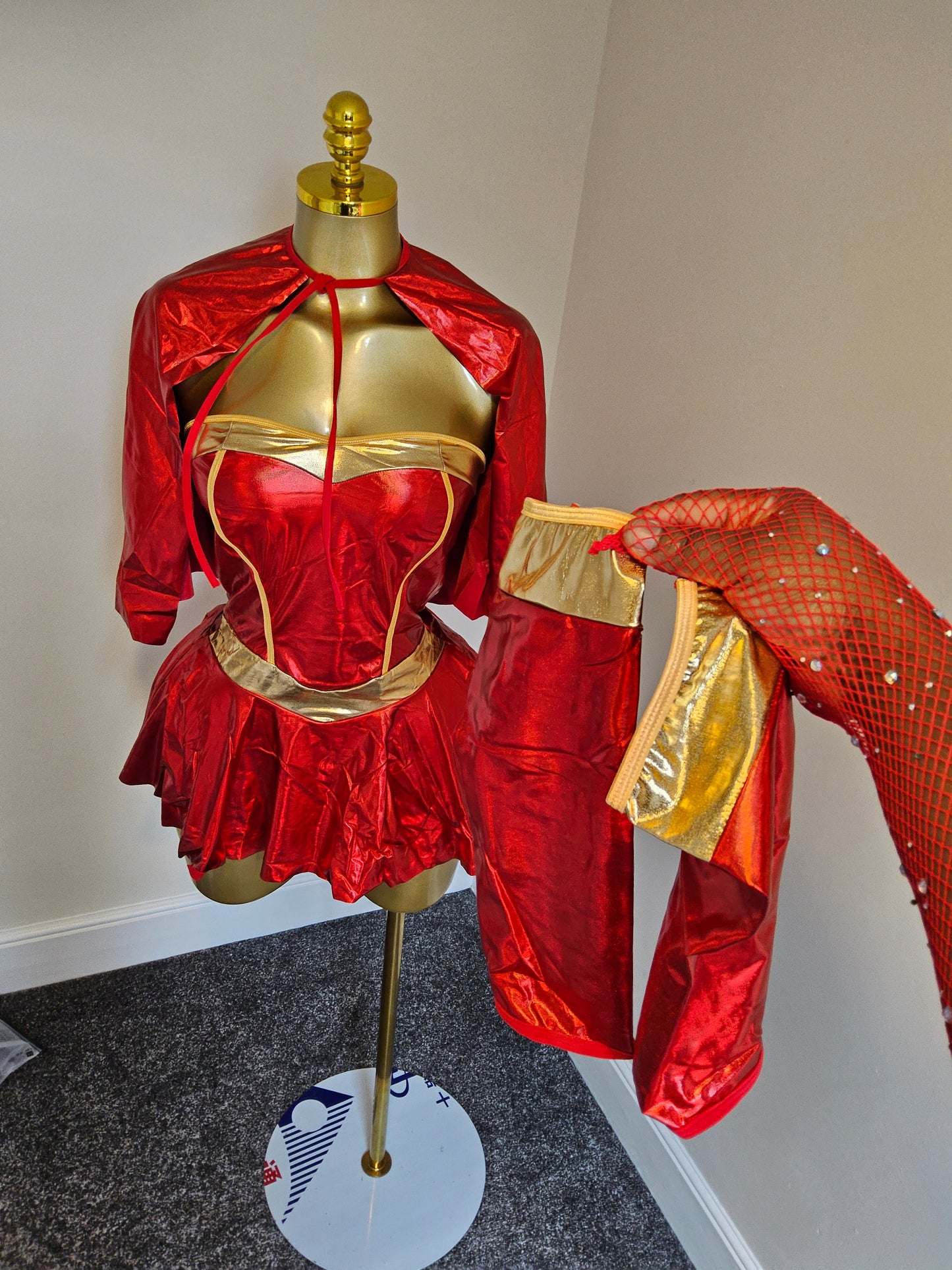 Scarlet superhero ccostume set