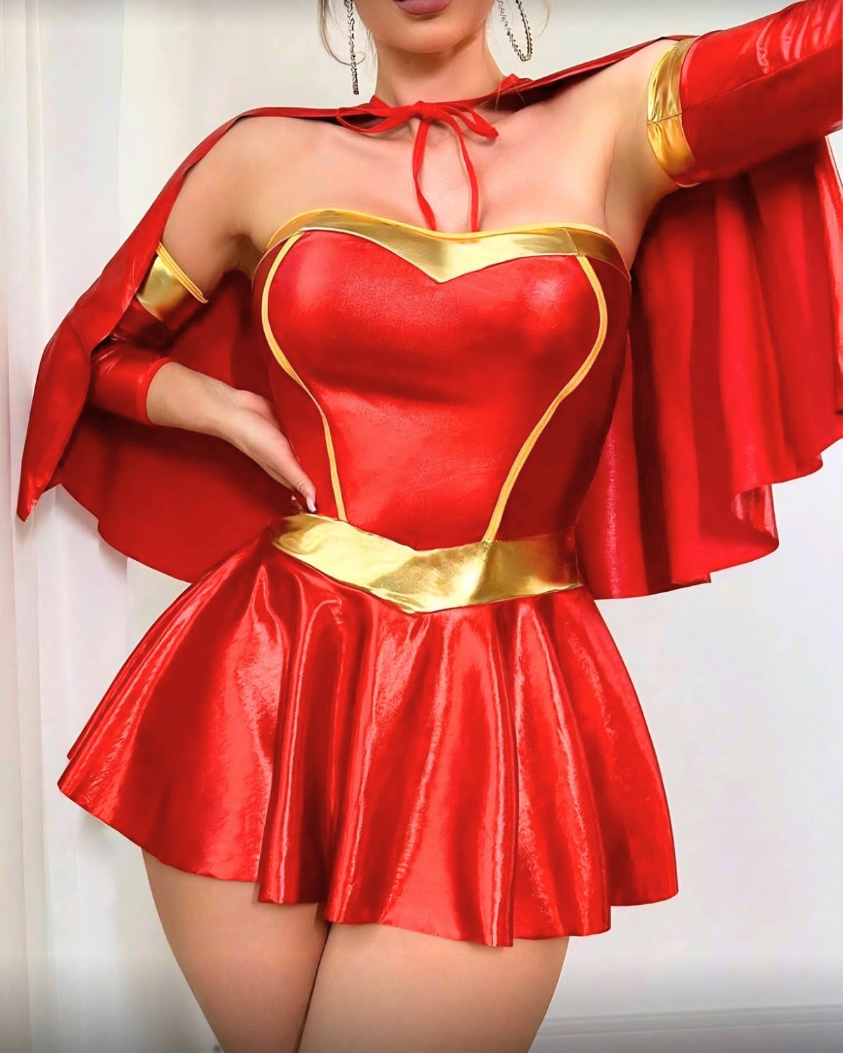 Scarlet superhero ccostume set