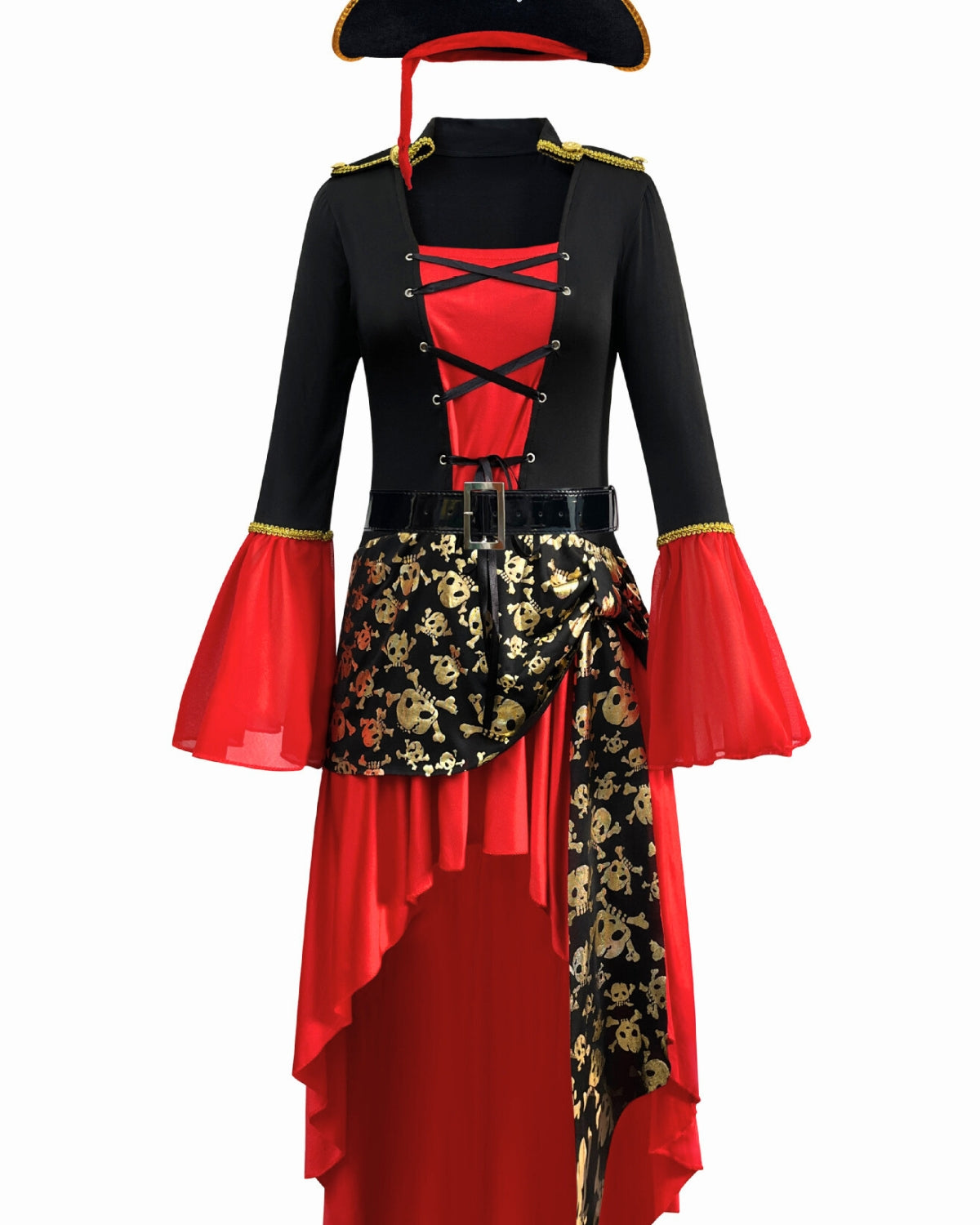 Scarlet Pirate Queen Costume Set ❤️🏴‍☠️