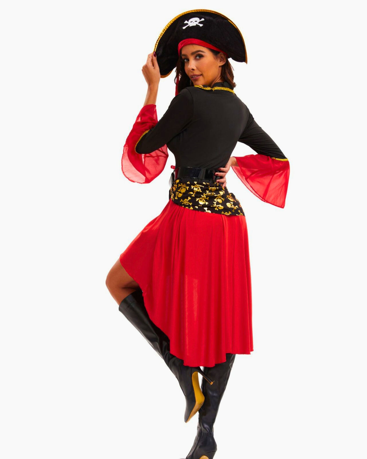 Scarlet Pirate Queen Costume Set ❤️🏴‍☠️